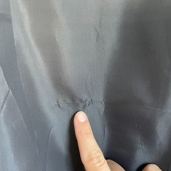 90s workwear vest button front grey y2k office contemporary - Picture 6 of 7